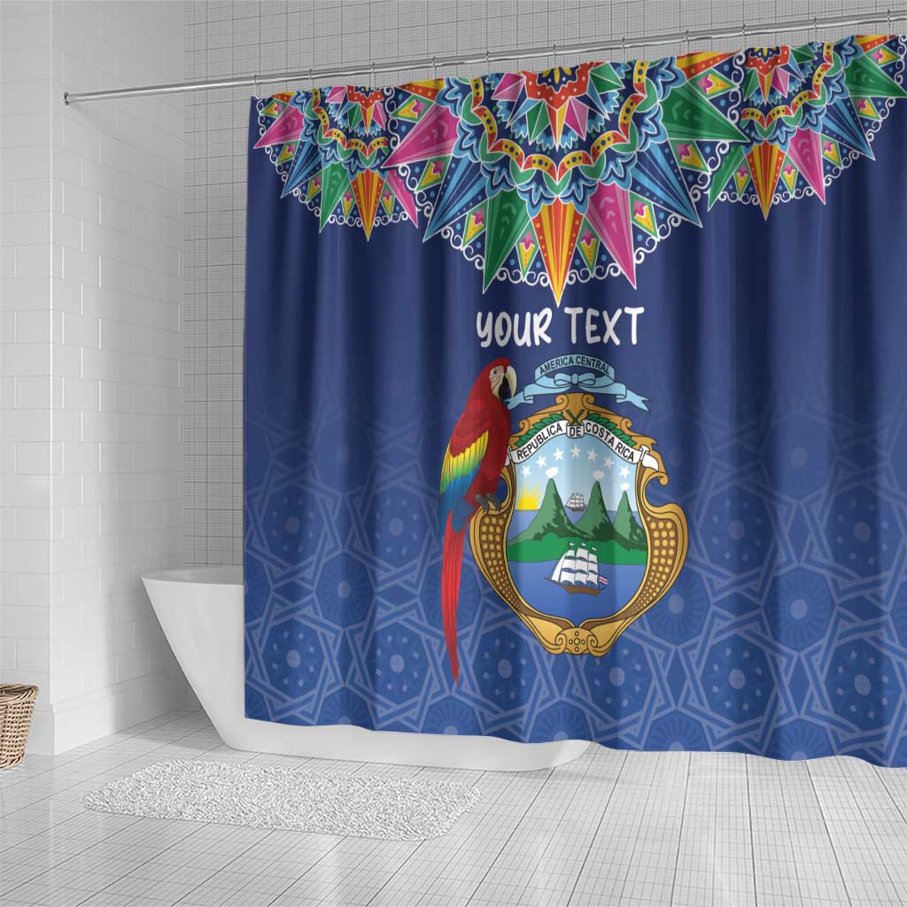 Pura Vida Costa Rica Personalized Shower Curtain Oxcart Ornate Inspired - African Pride
