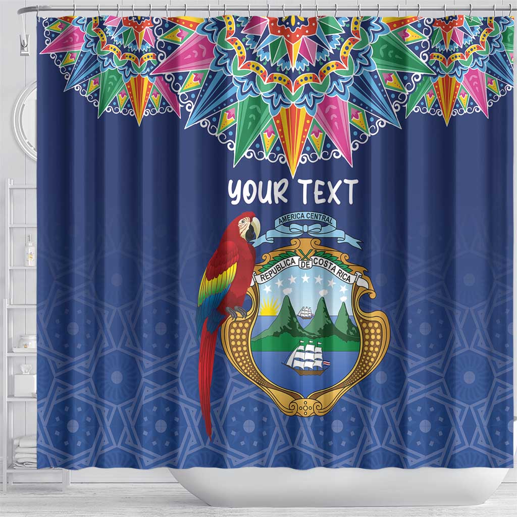 Pura Vida Costa Rica Personalized Shower Curtain Oxcart Ornate Inspired - African Pride