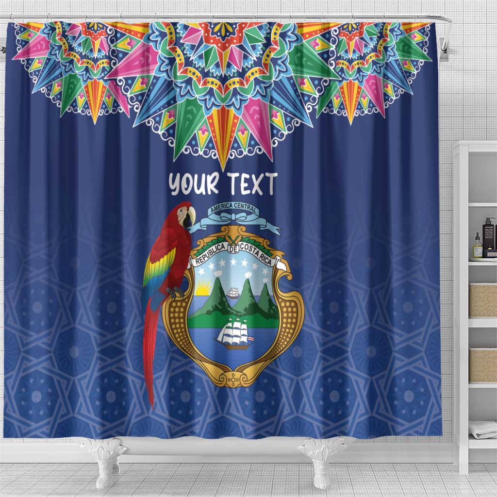 Pura Vida Costa Rica Personalized Shower Curtain Oxcart Ornate Inspired - African Pride