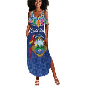 Pura Vida Costa Rica Personalized Summer Maxi Dress Oxcart Ornate Inspired - African Pride