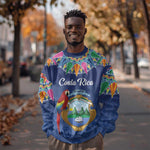 Pura Vida Costa Rica Personalized Sweatshirt Oxcart Ornate Inspired - African Pride