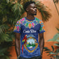 Pura Vida Costa Rica Personalized T shirt Oxcart Ornate Inspired - African Pride