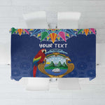 Pura Vida Costa Rica Personalized Tablecloth Oxcart Ornate Inspired - African Pride