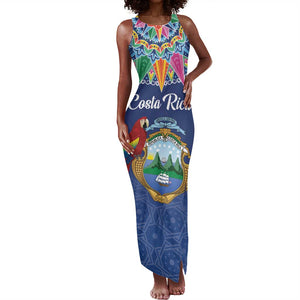 Pura Vida Costa Rica Personalized Tank Maxi Dress Oxcart Ornate Inspired - African Pride