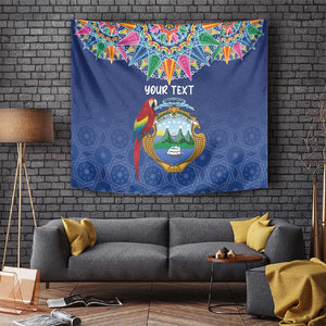 Pura Vida Costa Rica Personalized Tapestry Oxcart Ornate Inspired - African Pride