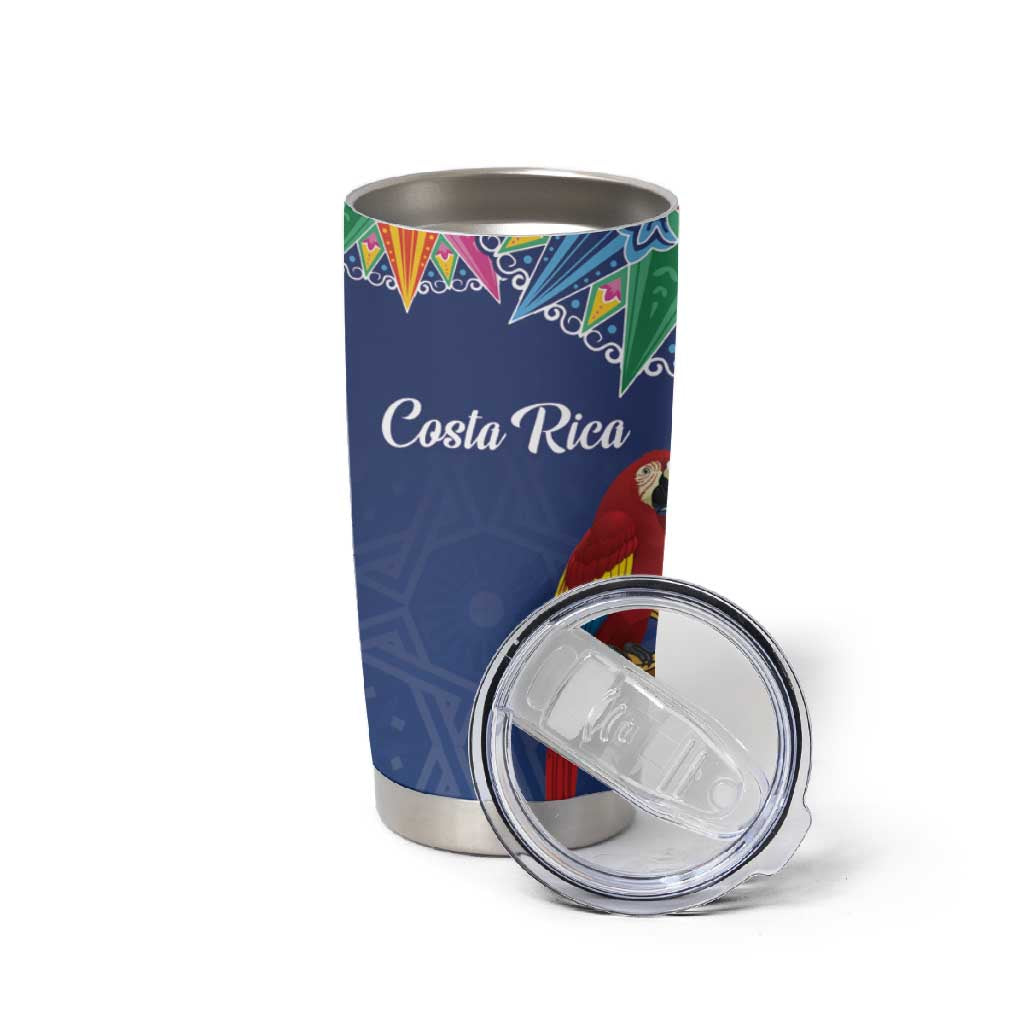Pura Vida Costa Rica Personalized Tumbler Cup Oxcart Ornate Inspired - African Pride