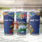 Pura Vida Costa Rica Personalized Tumbler Cup Oxcart Ornate Inspired - African Pride