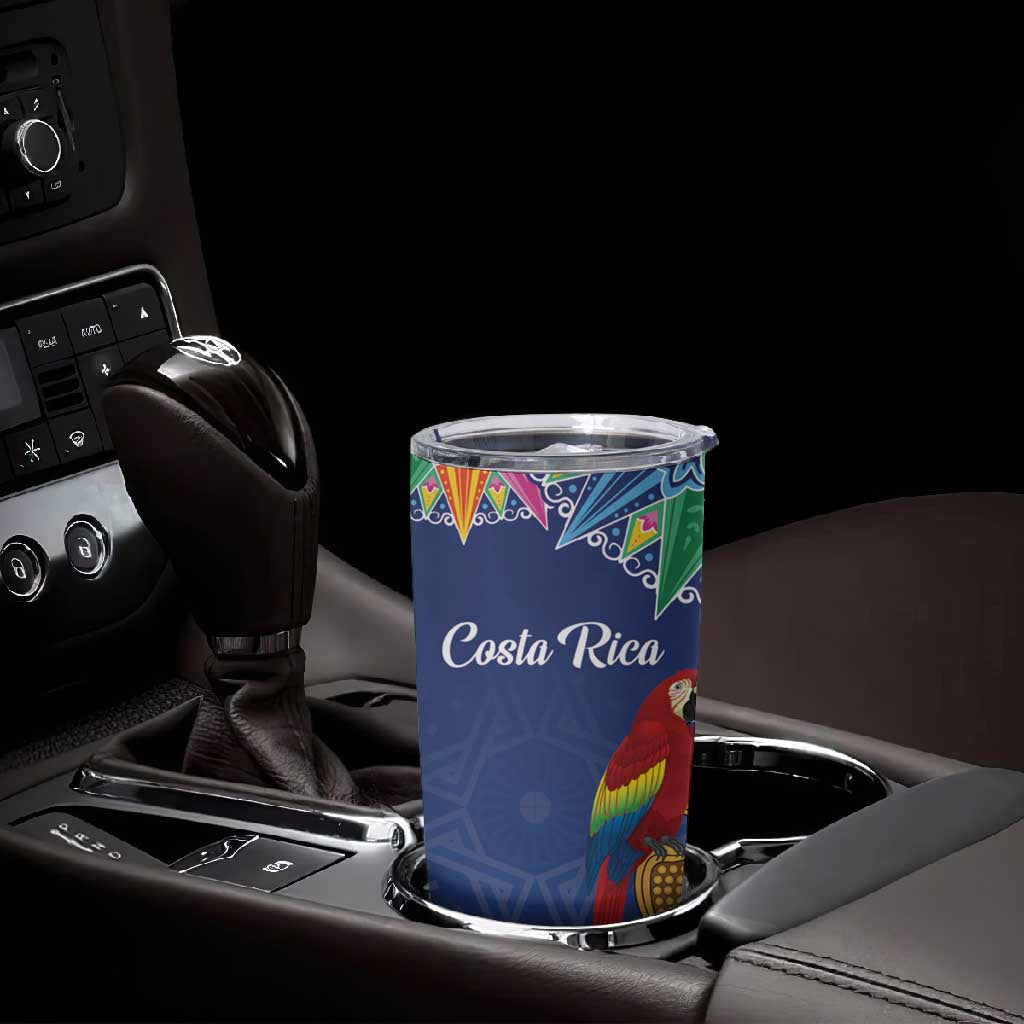 Pura Vida Costa Rica Personalized Tumbler Cup Oxcart Ornate Inspired - African Pride
