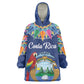 Pura Vida Costa Rica Personalized Wearable Blanket Hoodie Oxcart Ornate Inspired - African Pride