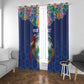 Pura Vida Costa Rica Personalized Window Curtain Oxcart Ornate Inspired - African Pride