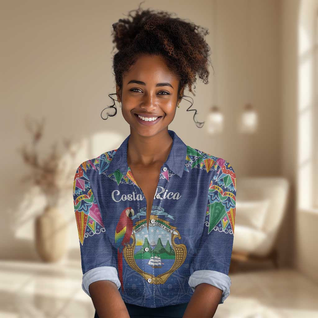 Pura Vida Costa Rica Personalized Women Casual Shirt Oxcart Ornate Inspired - African Pride