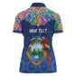 Pura Vida Costa Rica Personalized Women Polo Shirt Oxcart Ornate Inspired - African Pride