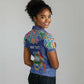 Pura Vida Costa Rica Personalized Women Polo Shirt Oxcart Ornate Inspired - African Pride