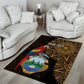 Pura Vida Costa Rica Personalized Area Rug Oxcart Ornate Inspired Gold Pattern - African Pride
