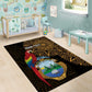 Pura Vida Costa Rica Personalized Area Rug Oxcart Ornate Inspired Gold Pattern - African Pride