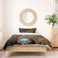 Pura Vida Costa Rica Personalized Bedding Set Oxcart Ornate Inspired Gold Pattern - African Pride