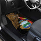Pura Vida Costa Rica Personalized Car Mats Oxcart Ornate Inspired Gold Pattern - African Pride
