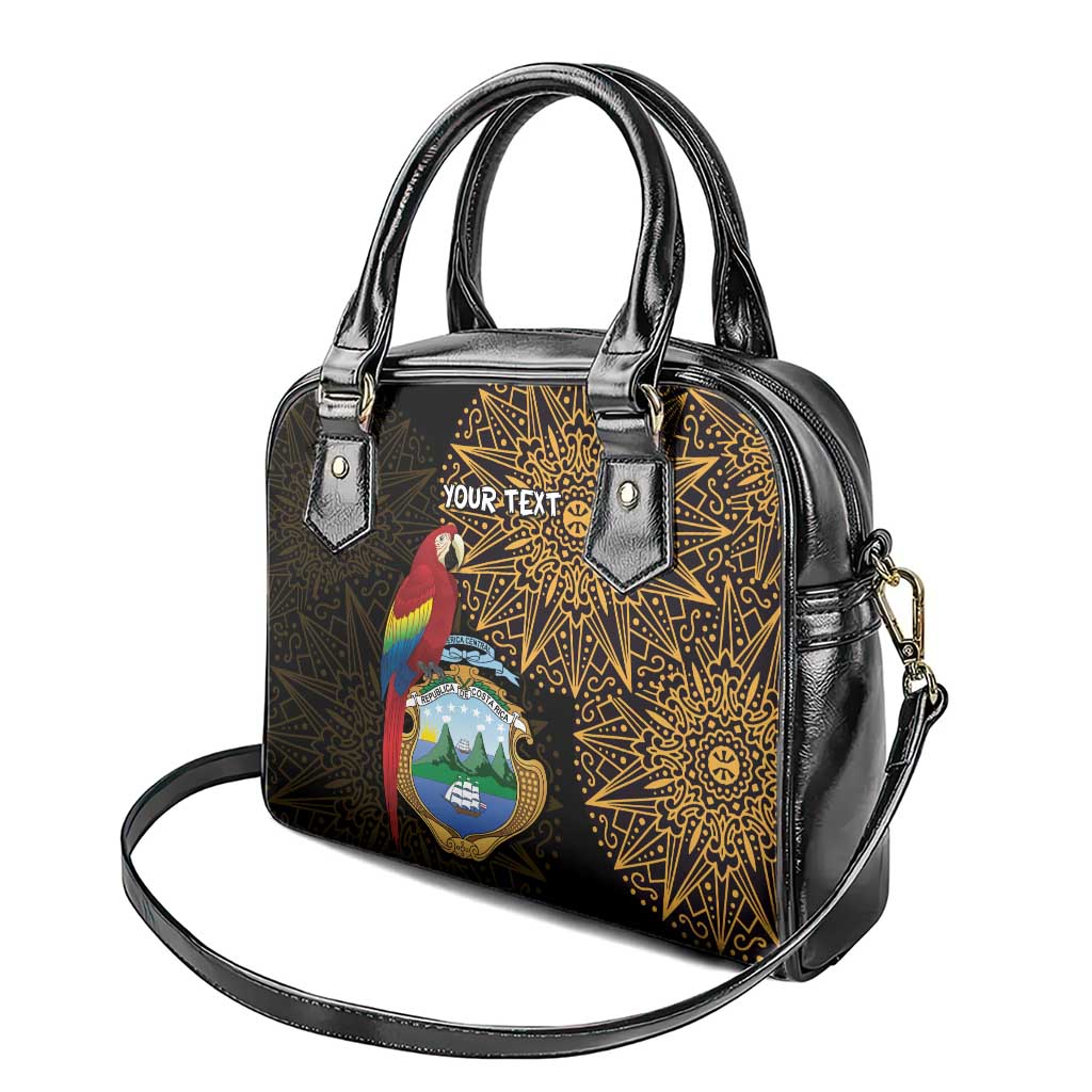 Pura Vida Costa Rica Personalized Shoulder Handbag Oxcart Ornate Inspired Gold Pattern - African Pride