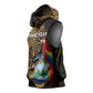 Pura Vida Costa Rica Personalized Sleeveless Hoodie Oxcart Ornate Inspired Gold Pattern - African Pride