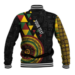 Personalized Adinkra Afro-Akan Culture Baseball Jacket Afrikan Colors