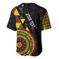Personalized Adinkra Afro-Akan Culture Baseball Jersey Afrikan Colors