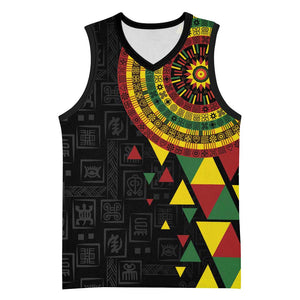 Personalized Adinkra Afro-Akan Culture Basketball Jersey Afrikan Colors - African Pride