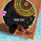 Personalized Adinkra Afro-Akan Culture Beach Blanket Afrikan Colors