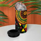 Personalized Adinkra Afro-Akan Culture 4 in 1 Can Cooler Tumbler Afrikan Colors