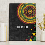 Personalized Adinkra Afro-Akan Culture Canvas Wall Art Afrikan Colors