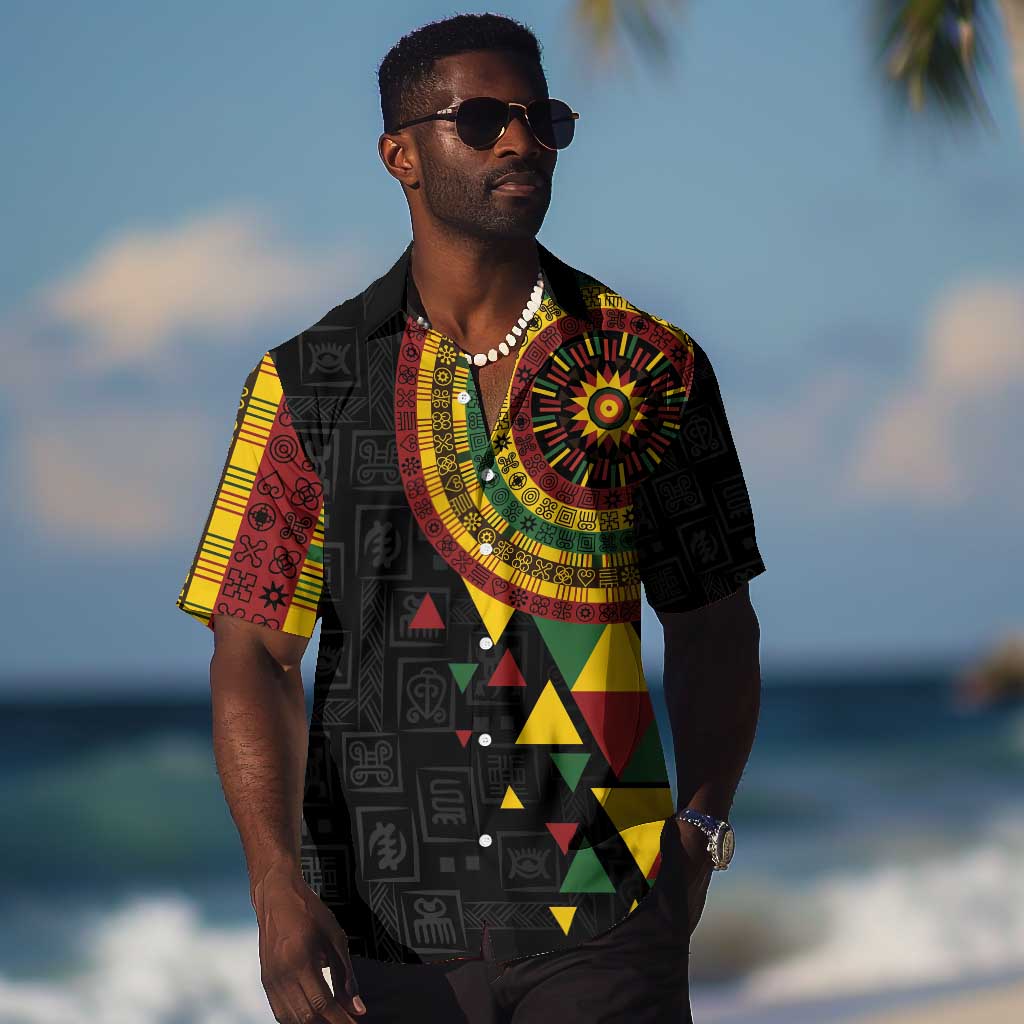 Personalized Adinkra Afro-Akan Culture Hawaiian Shirt Afrikan Colors