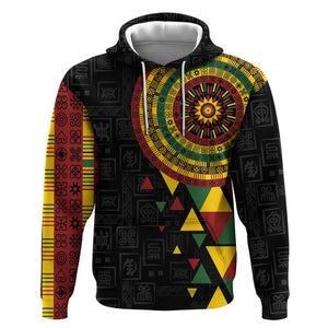 Personalized Adinkra Afro-Akan Culture Hoodie Afrikan Colors