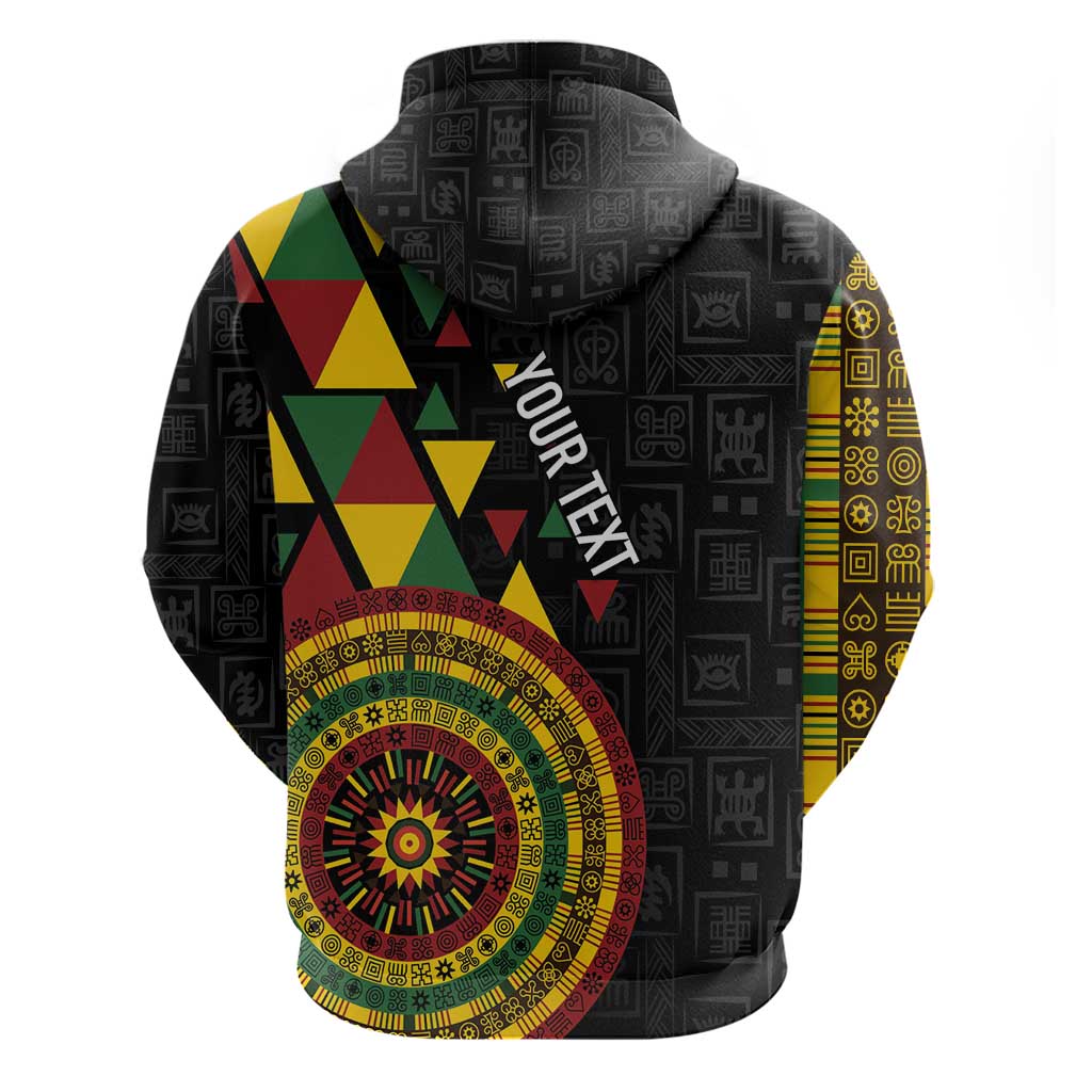 Personalized Adinkra Afro-Akan Culture Hoodie Afrikan Colors
