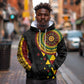 Personalized Adinkra Afro-Akan Culture Hoodie Afrikan Colors
