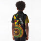 Personalized Adinkra Afro-Akan Culture Kid Polo Shirt Afrikan Colors
