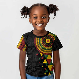 Personalized Adinkra Afro-Akan Culture Kid T shirt Afrikan Colors