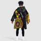 Personalized Adinkra Afro-Akan Culture Kid Wearable Blanket Hoodie Afrikan Colors