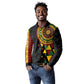 Personalized Adinkra Afro-Akan Culture Long Sleeve Polo Shirt Afrikan Colors