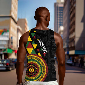 Personalized Adinkra Afro-Akan Culture Men Tank Top Afrikan Colors