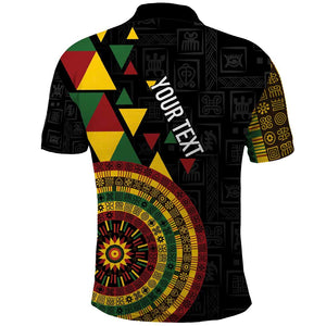 Personalized Adinkra Afro-Akan Culture Polo Shirt Afrikan Colors