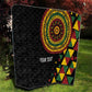 Personalized Adinkra Afro-Akan Culture Quilt Afrikan Colors