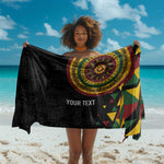 Personalized Adinkra Afro-Akan Culture Sarong Afrikan Colors