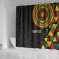 Personalized Adinkra Afro-Akan Culture Shower Curtain Afrikan Colors