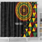 Personalized Adinkra Afro-Akan Culture Shower Curtain Afrikan Colors