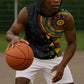 Personalized Adinkra Afro-Akan Culture Sleeveless Hoodie Afrikan Colors - African Pride