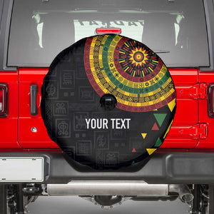 Personalized Adinkra Afro-Akan Culture Spare Tire Cover Afrikan Colors