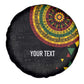 Personalized Adinkra Afro-Akan Culture Spare Tire Cover Afrikan Colors