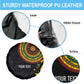 Personalized Adinkra Afro-Akan Culture Spare Tire Cover Afrikan Colors