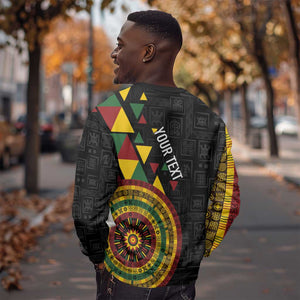 Personalized Adinkra Afro-Akan Culture Sweatshirt Afrikan Colors