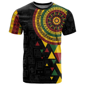 Personalized Adinkra Afro-Akan Culture T shirt Afrikan Colors