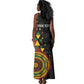 Personalized Adinkra Afro-Akan Culture Tank Maxi Dress Afrikan Colors